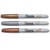 Lot de 3 marqueurs métallisés permanents pointe fine - Sharpie - or, argent, bronze