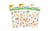 Lot de 3 planches de stickers papier Global Gift - Pâques - 8 x 12 cm