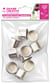 Lot de 10 supports pour bougie Graine Créative - Ø 22 mm - Aluminium