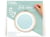 Coupon toile coton 45 x 60 cm - vert d'eau