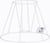 Structure abat-jour Graine Creative - Empire - 20 cm (E14) - Blanc