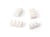 Lot de 4 attaches et 3 encoches luminaire Graine créative - Blanc