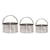 Lot de 3 emporte-pièces Lily Cook - Rond
