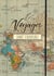 Carnet de voyage - A5 14,8 x 21 x 1,5 cm  - pages blanches - Voyages, carnet d'aventures