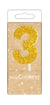 Mini bougie ScrapCooking® - 3 - Dorée