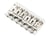 6-SADDLE HARDTAIL CLASSIC/STANDARD SERIES BRIDGE ASSEMBLY (CHROME)