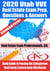 2020 Utah VUE Real Estate Exam Prep Questions & Answers: Study Guide to Passing the Salesperson Real Estate License Exam Effortlessly