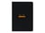 CAH PIQ RHODIA A5 5x5 96P NOIR