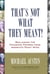 That's Not What They Meant! - Reclaiming the Founding Fathers from America's Right Wing