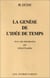 La Genèse de l'idée de Temps