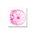 Tamp bois roue fleurie
