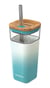 Verre Quokka - Glass liquid cube Teal gradient - 540 ml