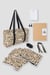 Kit prêt à coudre du sac Suzon Pomod Couture - Léopard écru