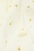 Tissus coton flammé brodé Promod - 300 x 137 cm - Citron