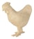 Poule Décopatch - 19 cm
