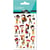 Stickers 3D autocollant Maildor - Cooky Pirates - 7,5 x 12 cm - 18 pièces