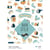 Carnet de stickers autocollants Maildor - Book Stick' Voyage - 660 pièces