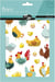 Set de 123 gommettes poules Maildor - Baby