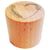 Tampon en bois rond - Couronne coeur