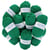 Lot de 10 fils à tricoter 100 % acrylique - Azurite - Tradition - Vert 0338