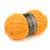 Pelote de fil à tricoter 100 % polyester - Plassard - Caresse - Jaune 042