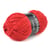 Pelote de fil à tricoter 100 % polyester - Plassard - Caresse - Rouge 060