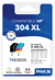 Cartouches d'imprimantes Print 3E - Compatibles HP H304 XL - Noir/Couleur