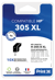 Cartouche d'imprimante Print 3E - Compatibl HP 305 XL - Noir