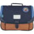 Cartable Tann's - Bleu marine/Camel - Loan - 2 compartiments