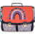 Cartable Tann's -  Rouge/Bleu marine - Les Fantaisies Jeanne - 38 cm
