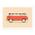 Affiche 50 x 70 cm - Red van