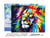Peinture au numéro Figured'Art - Lion coloré - 40 x 50 cm
