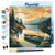 Peinture au numéro Figured'Art - Lac de montagne et canoë - 20 x 20 cm