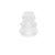 Bougeoir double Artyfêtes - Sapin - Verre - Transparent