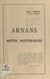 Arnans - Notes historiques