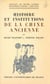 Histoire et institutions de la Chine ancienne - Des origines au XIIe siècle après J.-C.