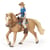 Cheval western et sa cavalière