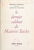 Le dernier sabbat de Maurice Sachs - Hambourg 1943-1945