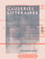 Causeries littéraires