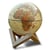 GLOBE 14 CM ANTIQUE LUMINEUX + SUPPORT EN BOIS
