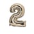 BALLON MYLAR DORE 2 86CM