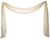 Voile pour arche de cérémonie - Crème - 2 x 6,2 m                           