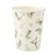 8 gobelets Botanique - Feuillages et or - 255 ml                           