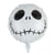 Ballon mylar + paille Artyfêtes - Tête de mort - 40 x 45 cm