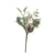 Décoration - Branche d'eucalyptus, houx, pomme de pin et baies enneigés - 15cm