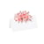 Lot de 10 marque-places Artryfêtes - Time to Disco - Terracotta et framboise - 8 x 6 cm 