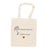 Tote bag Artyfêtes - "Marraine d'Amour" - Effet Lin - Noir et Rouge - 32 x 60 cm