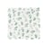 Lot de 16 serviettes Artyfêtes - Jardin Botanique - Papier - Vert sauge et blanc - 33 x 33 cm - 3 plis