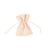 Lot de 4 pochons Artyfêtes - Coton froissé - Blush - 10 x 8 cm 