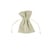 Lot de 4 pochons Artyfêtes - Tissu côtelé - Vert de gris - 10 x 8 cm 
